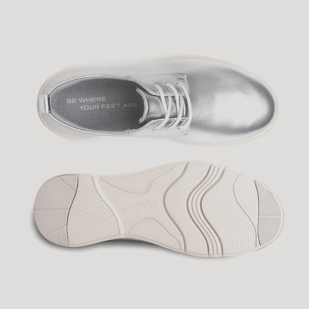 Ponto Men's The Pacific Sterling Lace-Up Leather Shoes New Years Eve New 12.5